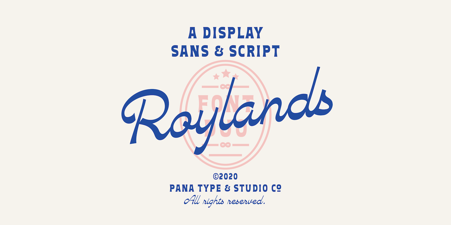 Roylands Font Duo Font